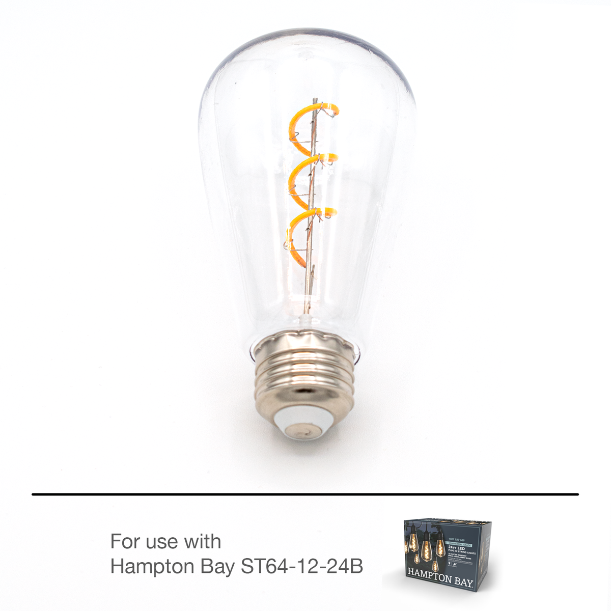 Hampton Bay Vintage ST64 Novelty Bulb Replacement | shopNovolink